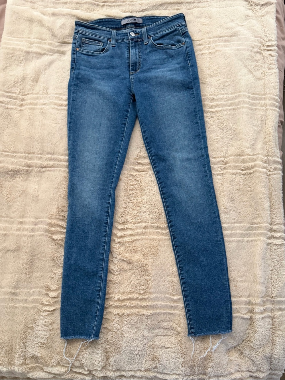 Joe's Jeans Skinny Mid-Blue Stretch Denim